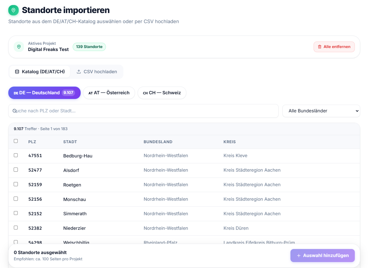 SEO App Ansicht 5